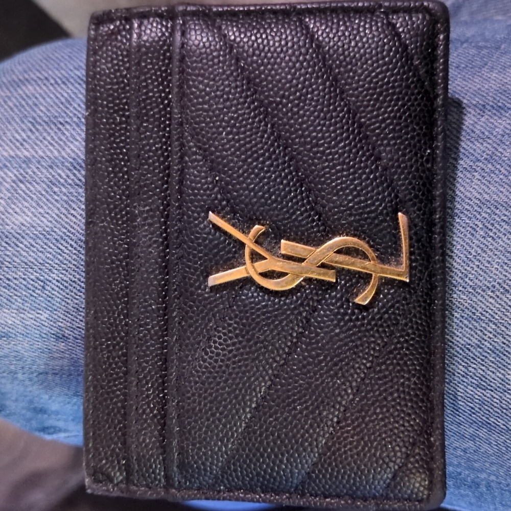 Saint Laurent Black Card Holder